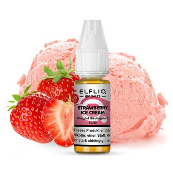 ELFBAR ELFLIQ Strawberry Ice Cream