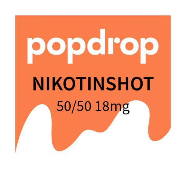 POPDROP Nikotin-Shot 50/50 18mg Nikotin