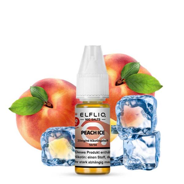 ELFBAR ELFLIQ Peach Ice Nikotinsalz Liquid