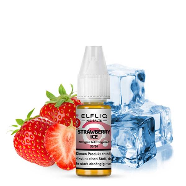 ELFBAR ELFLIQ Strawberry Ice Nikotinsalz Liquid